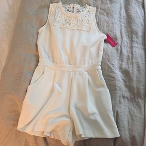 Lace Romper NWT