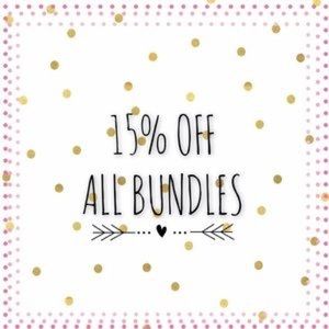 💸15% off Bundles💸