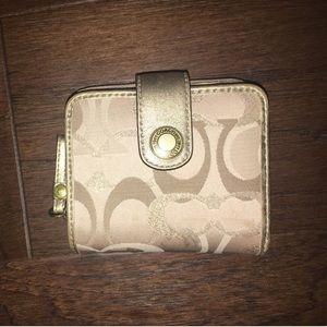 Gold Coach Wallet