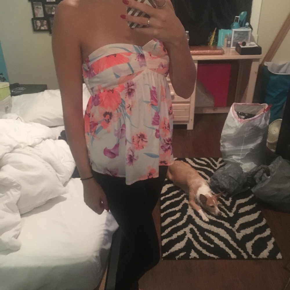 A dressy tube top from Roxy