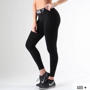 Gym Shark Fit leggings black/white