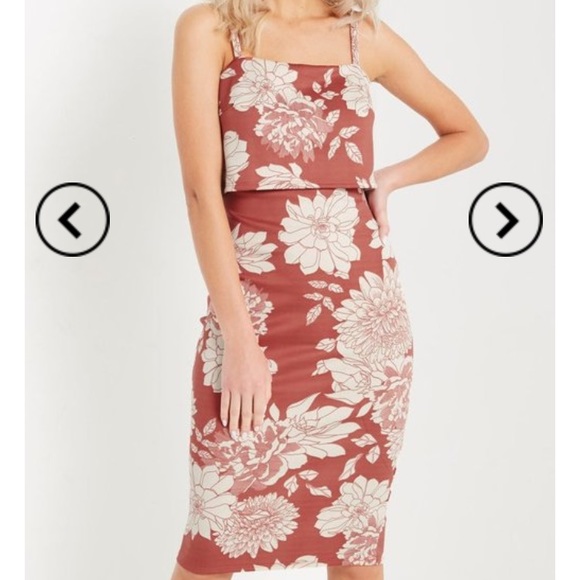 ⚡️Only 1 left!! Floral Midi Dress! - Picture 4 of 6