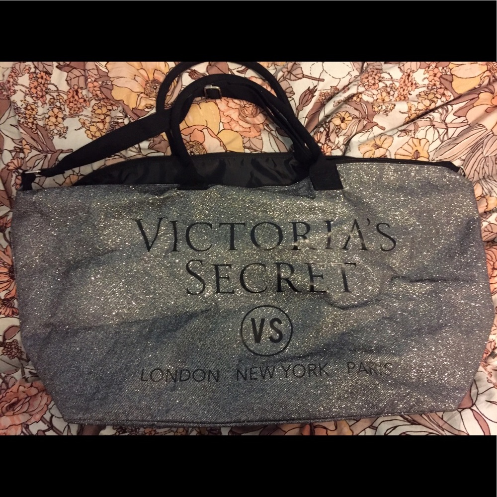 Large Victoria's Secret duffle/tote bag