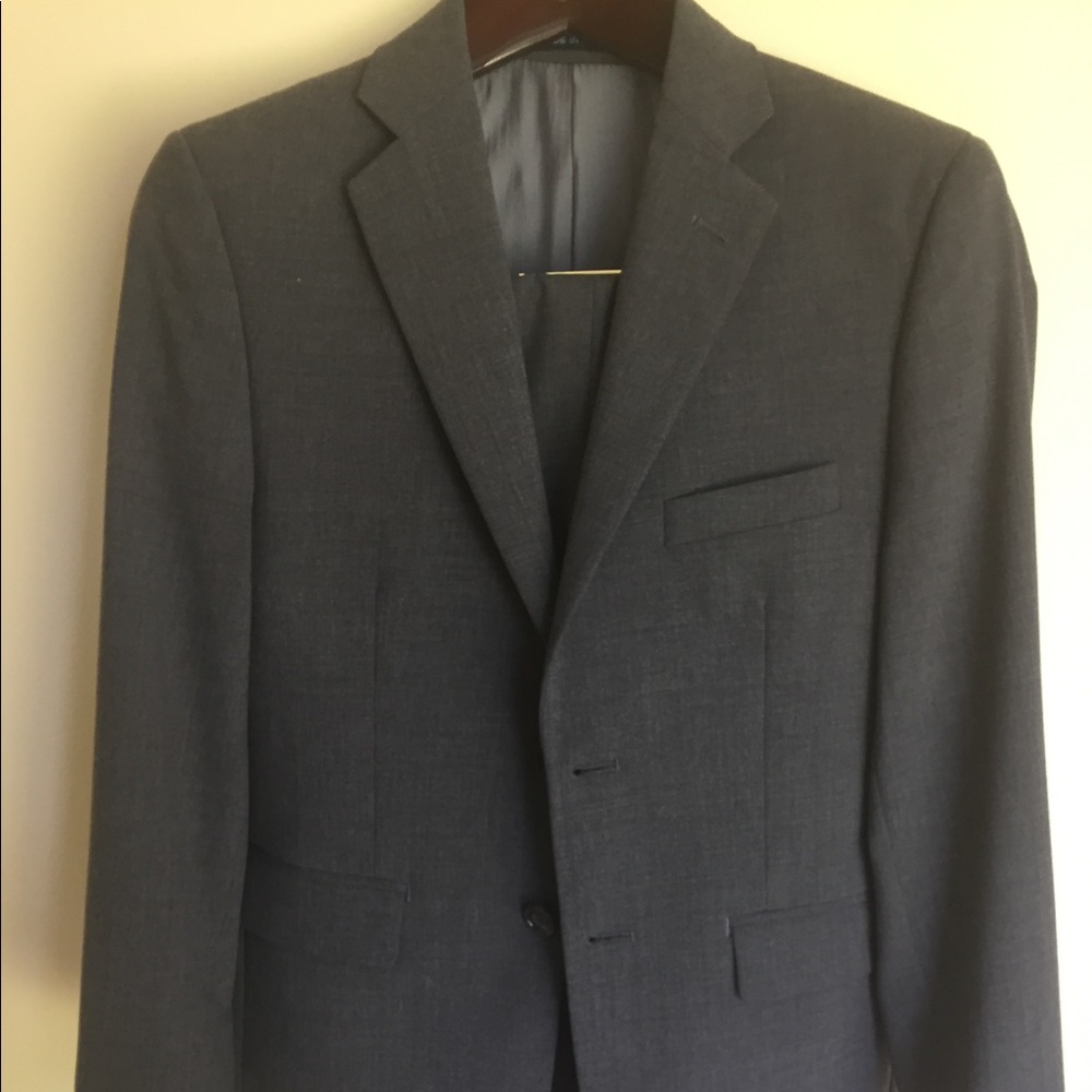 Boys' Nordstrom charcoal grey suit - like new.