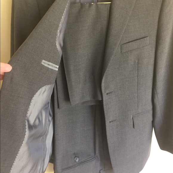 Boys' Nordstrom charcoal grey suit - like new. - Picture 4 of 5