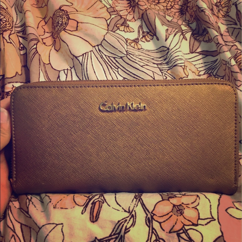 Bronze Calvin Klein wallet