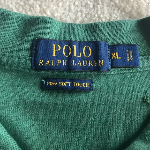 Polo Ralph Lauren Green Polo (XL) - Picture 4 of 4