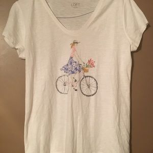 Ann Taylor Loft Tee size large