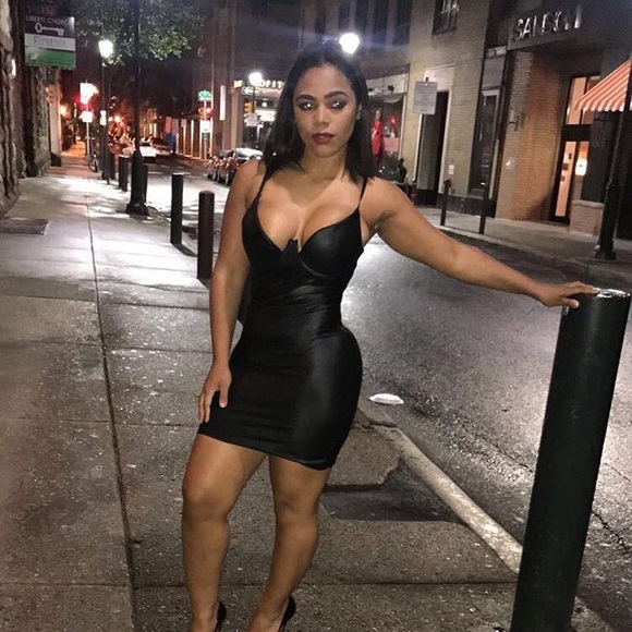 Faux leather dress - Picture 3 of 3