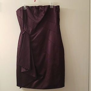 Strapless cocktail dress