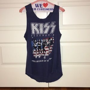 Kiss band tank