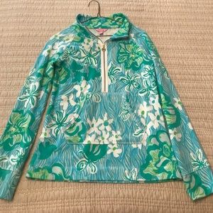 Lily Pulitzer Quarter Zip. Size X-S.