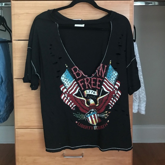 Tops - Burn Free Cut Out Tee