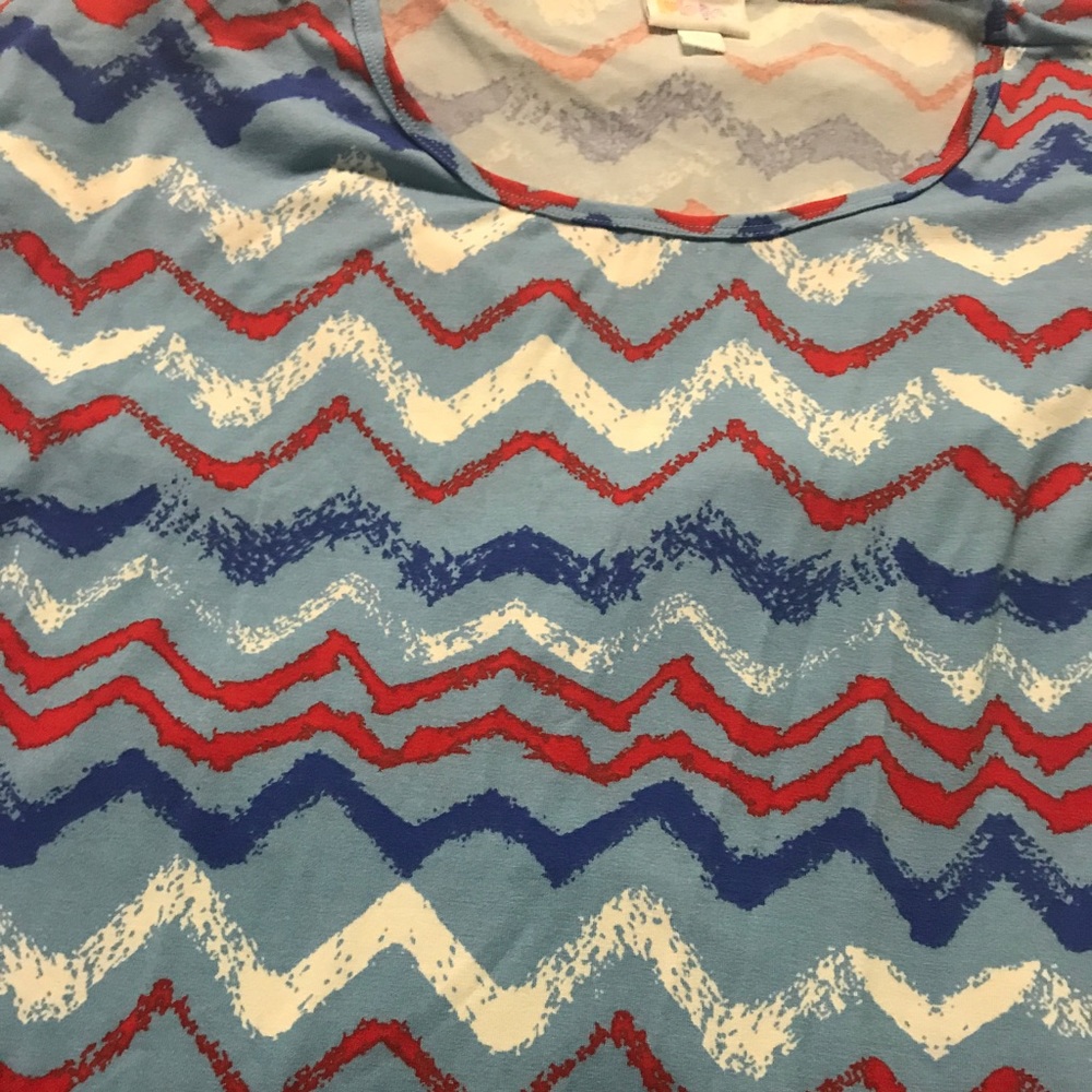 Red white and blue Americana Irma