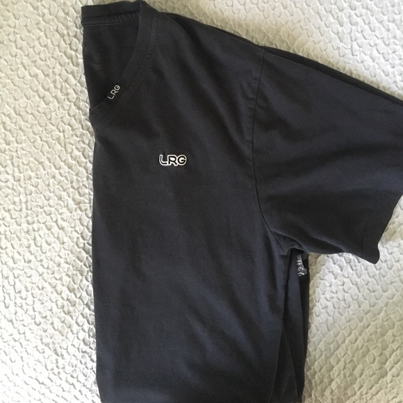 LRG Black Short Sleeve V-Neck - Picture 3 of 3