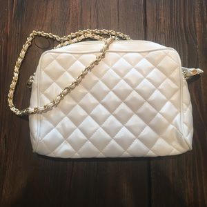 White Quilted Bag
