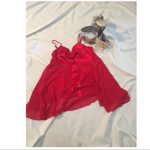 😍Victoria Secret rose babydoll lingerie