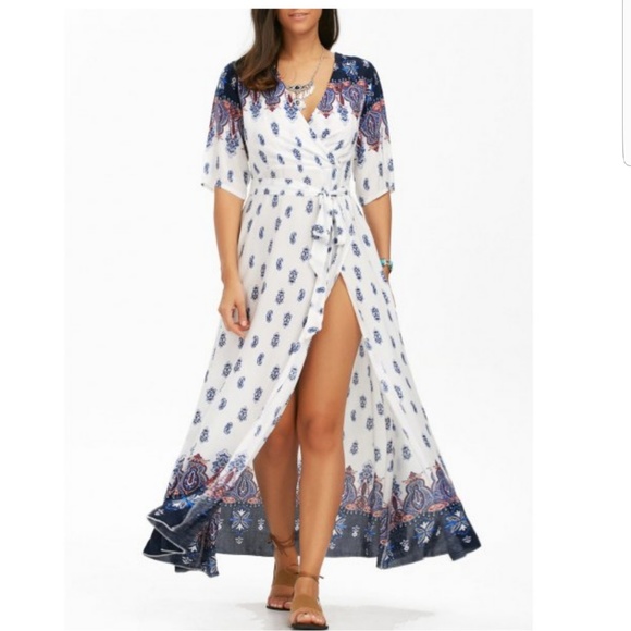 SilverSirenaFinds Dresses & Skirts - LAST ONE! Sexy Belted Festival Maxi
