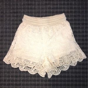 Lace shorts