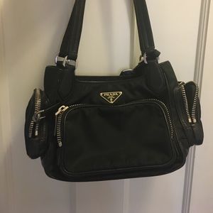 prada multi pocket bag
