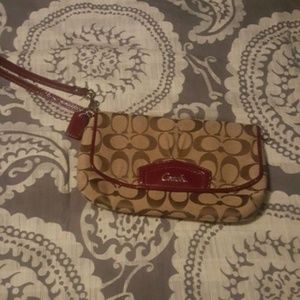Authentic Coach Wristlet
