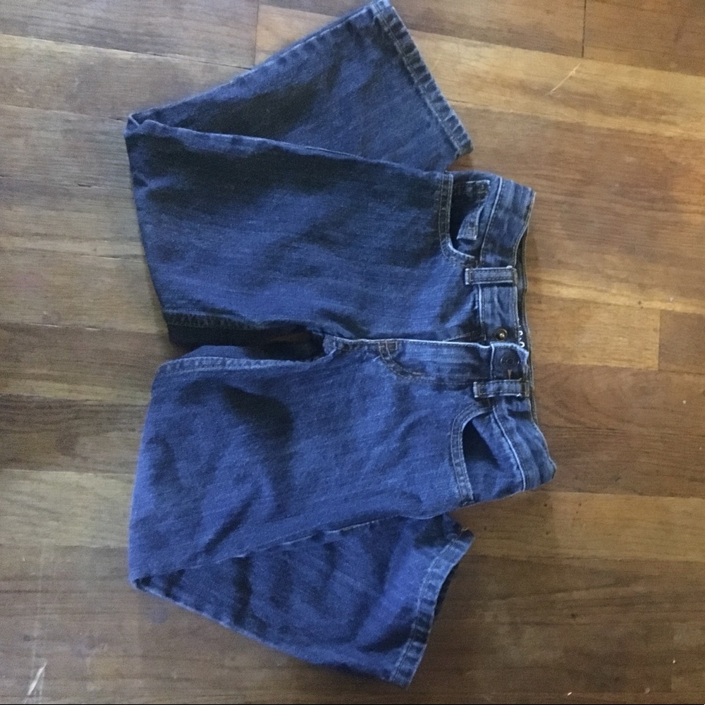 Cat & Jack Snap Closure Jeans, Size 4 Straight leg