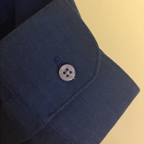 Royal blue boys dress shirt - Picture 4 of 4