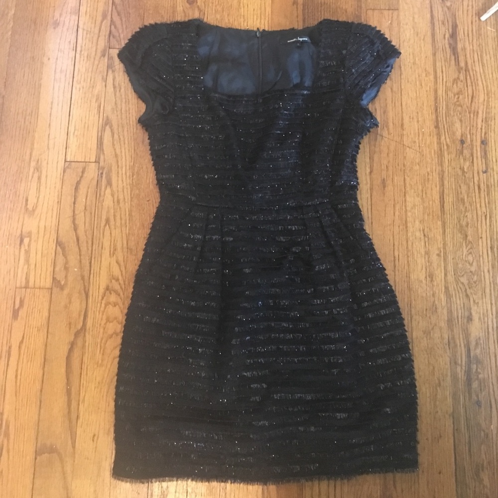 Nanette Lepore black statement cocktail dress