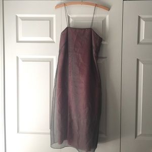 Banana Republic Gauzy Silk Party Dress Size 4