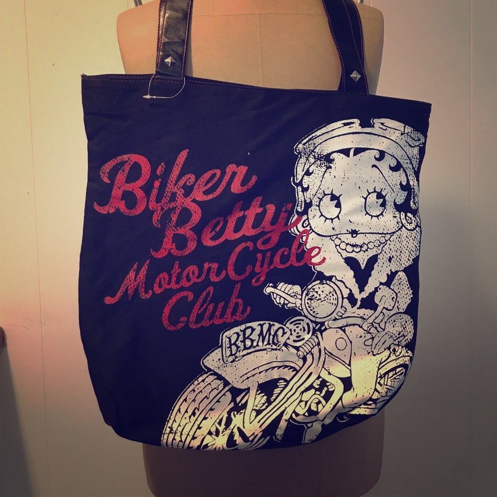 NWOT Biker Betty Boop Shoulder Bag