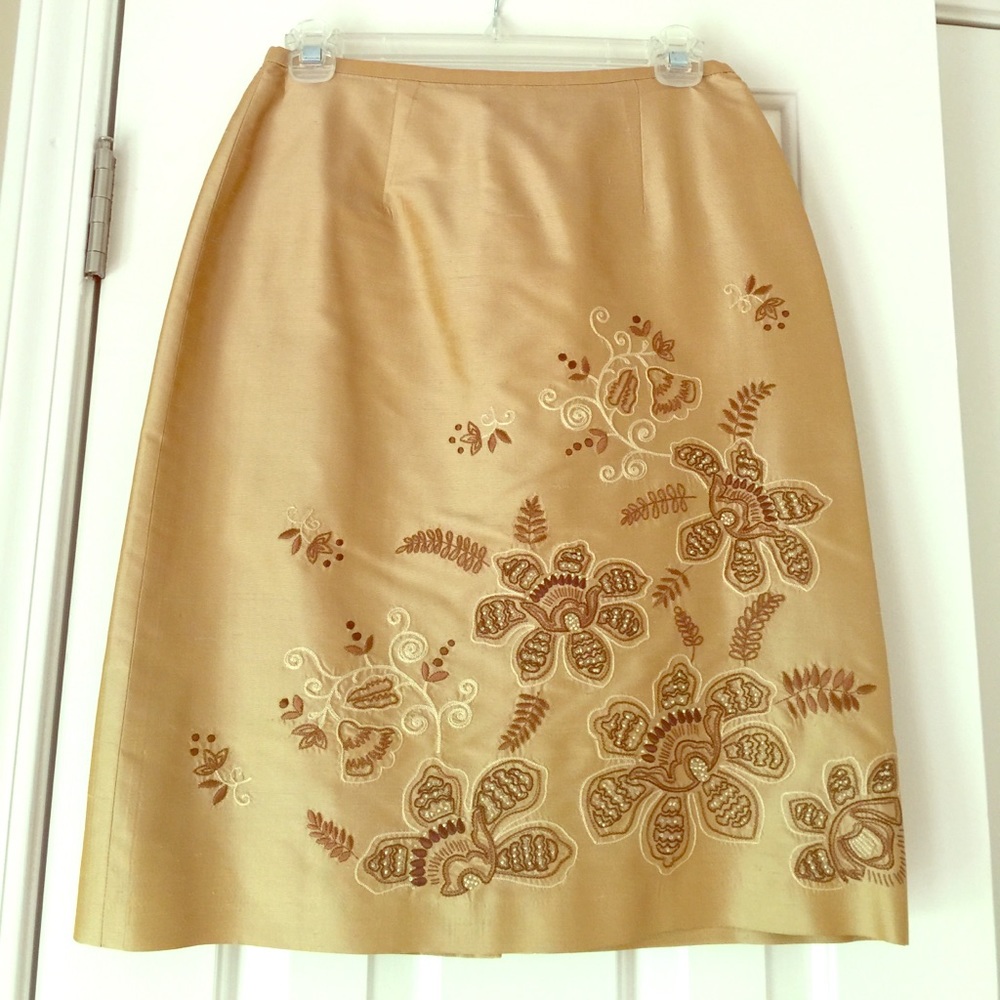 Ann Taylor silk skirt