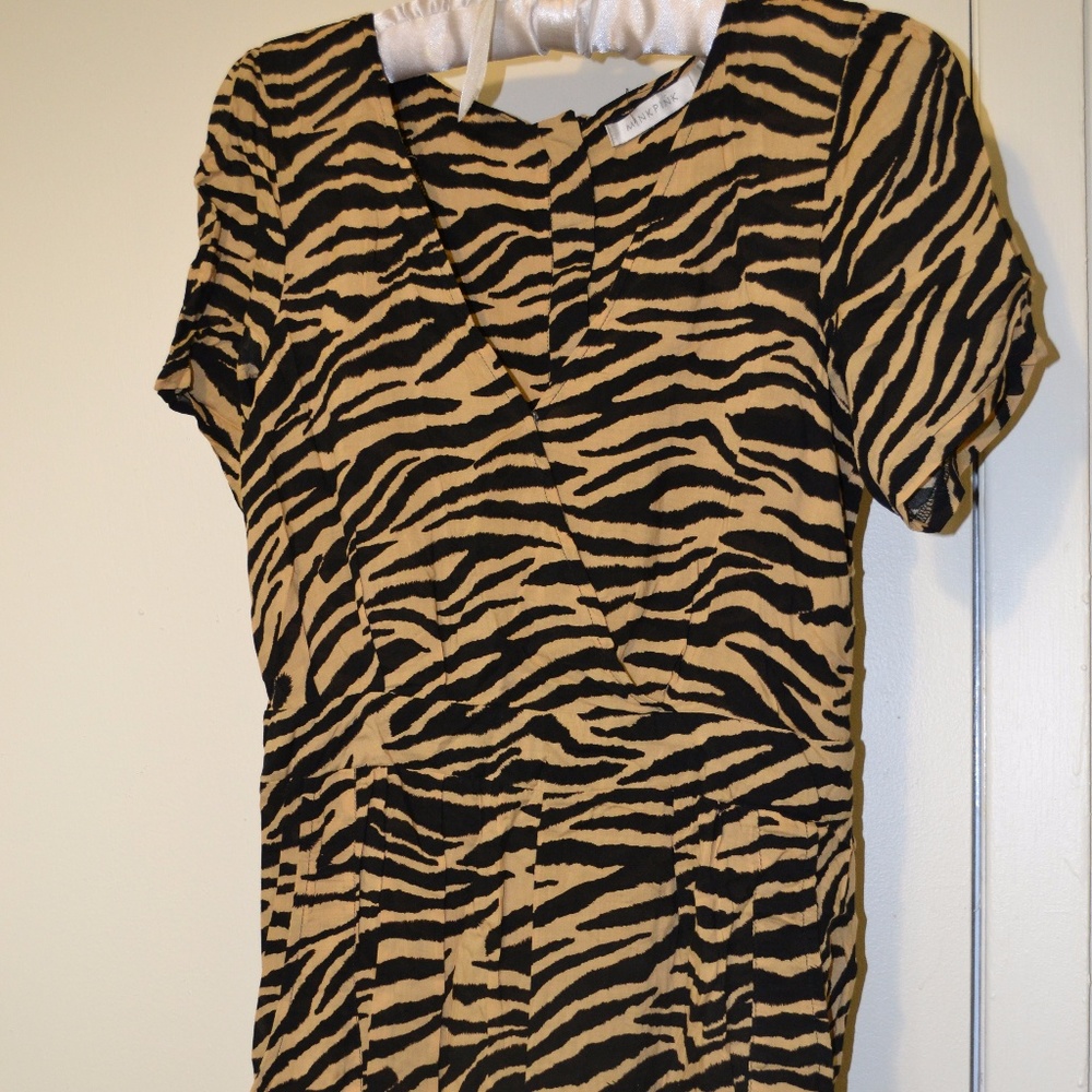 Mink Pink Animal Print Short Romper