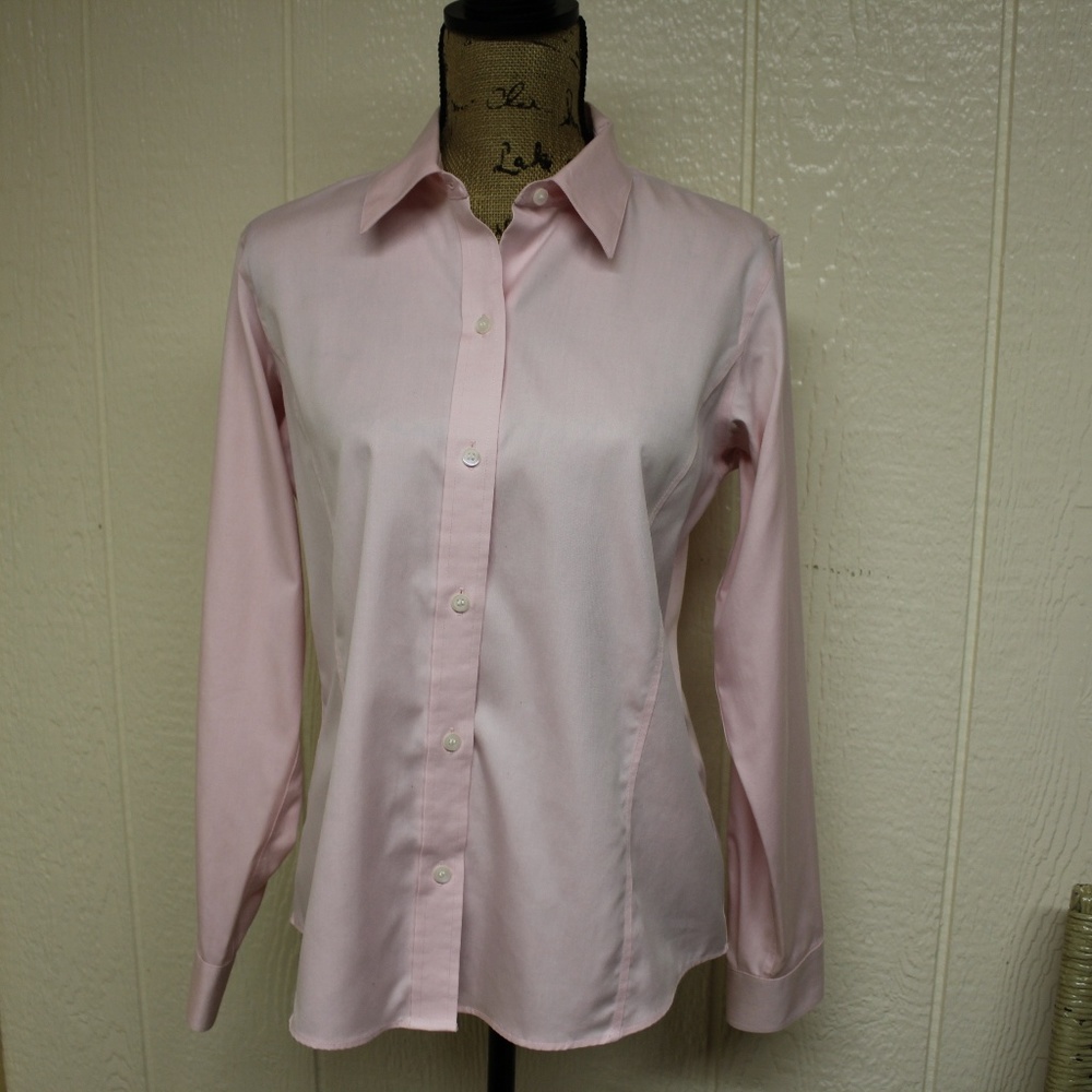 Pale pink button up by Liz Claiborn