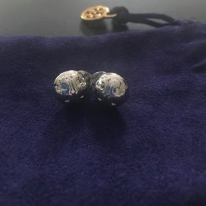 TB silver plated earrings