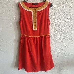 Dear Creatures Julie Orange Dress 🍊