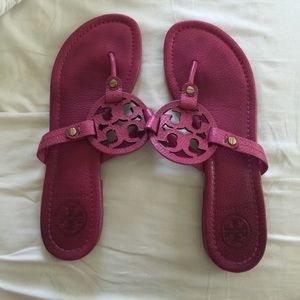 Tori Burch pink sandals