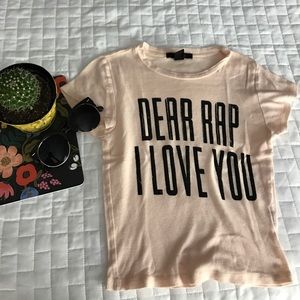 Forever 21 Graphic Cropped Shirt