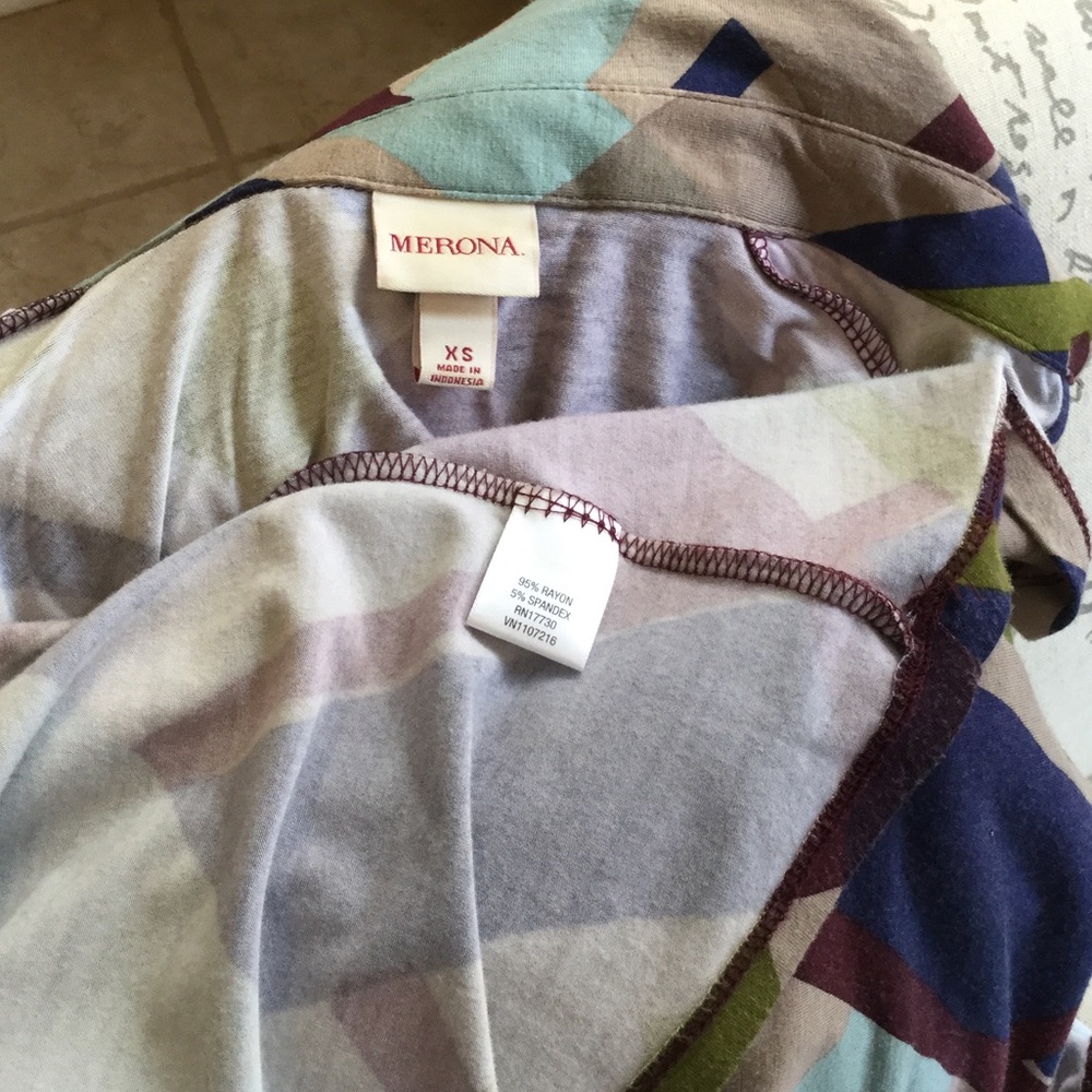 Merona Retro inspired button up/ waist tie dress - Picture 8 of 8