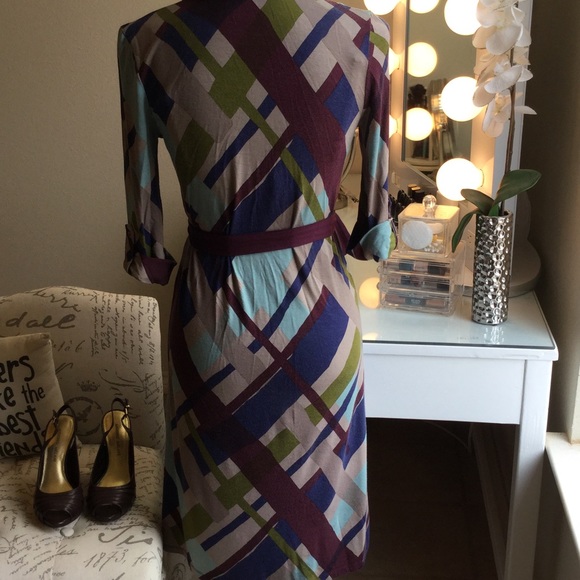 Merona Retro inspired button up/ waist tie dress - Picture 7 of 8