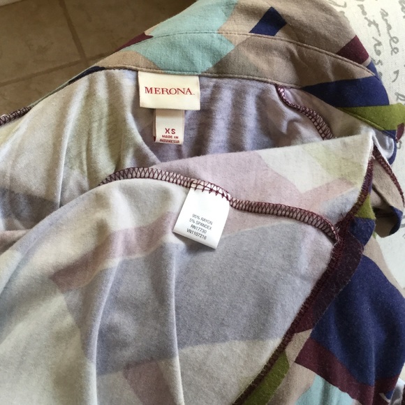 Merona Retro inspired button up/ waist tie dress - Picture 8 of 8