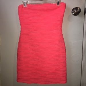 Bright pink dress