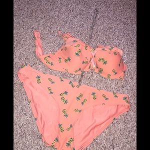 Aerie Pineapple Swimsuit Set