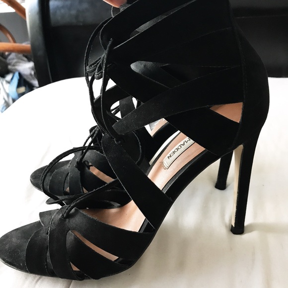 STEVE MADDEN LACE UP HEELS - Picture 1 of 6