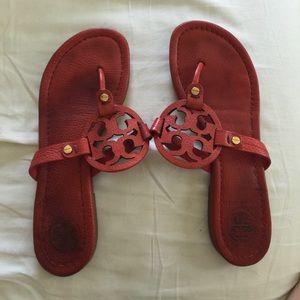 Tori Burch red sandals