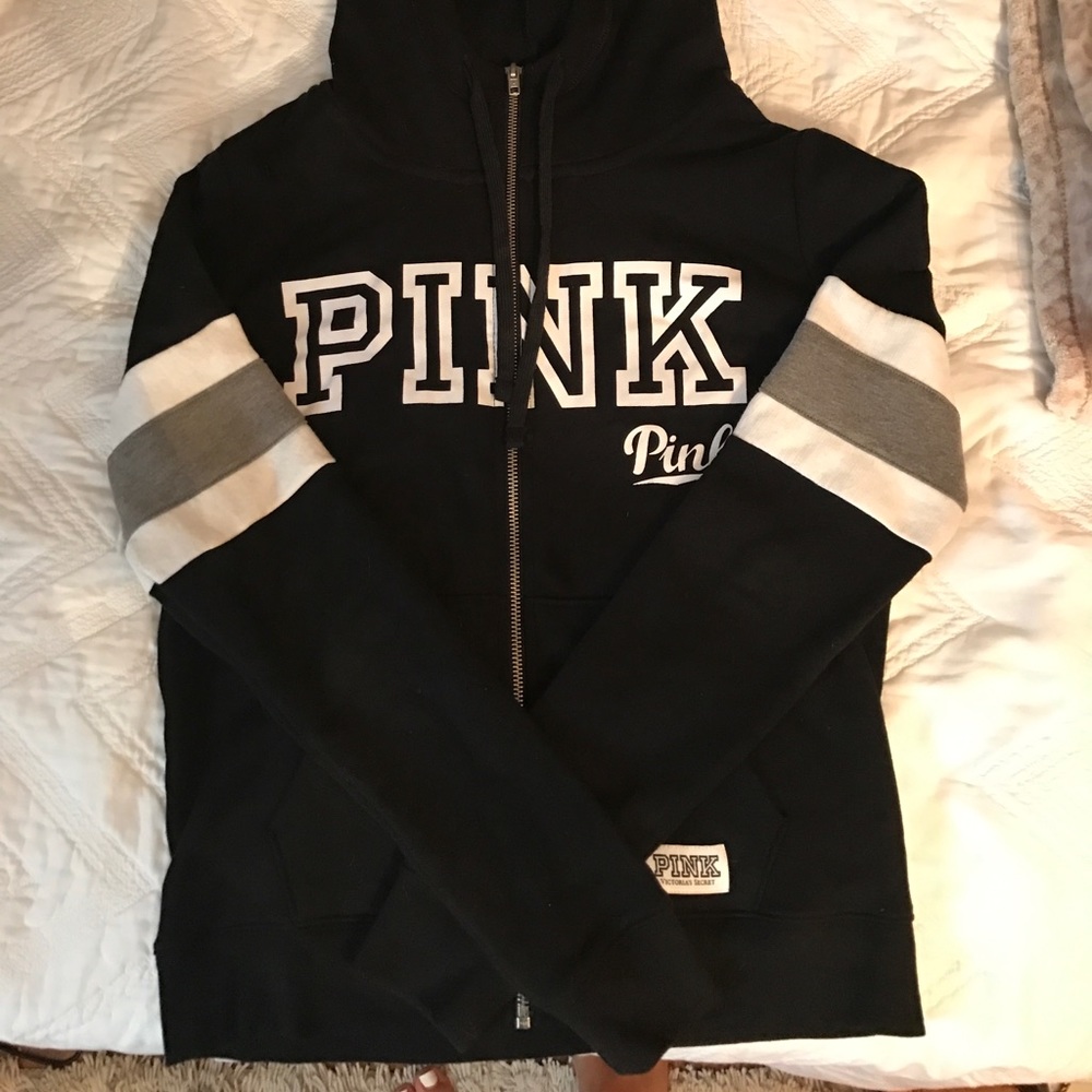 Pink Victoria's Secret hoodie