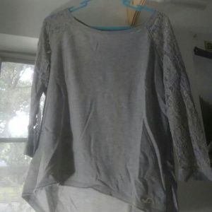 Cute Top with Lace Sleeves