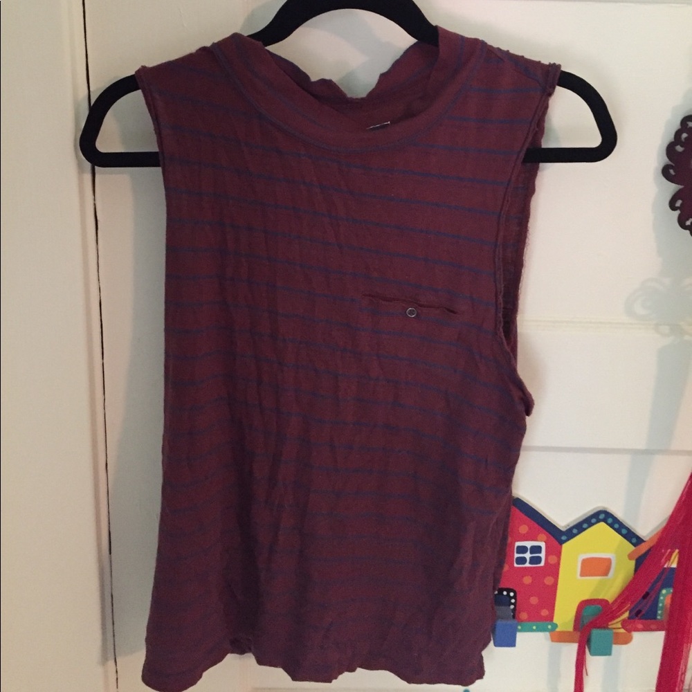 Free people striped tank top