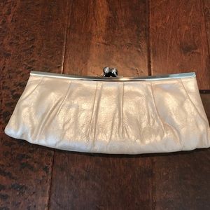 Gently used! Hobo International Champagne Clutch