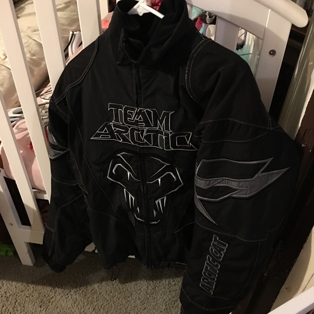 Arctic cat coat snowmobiling or winter