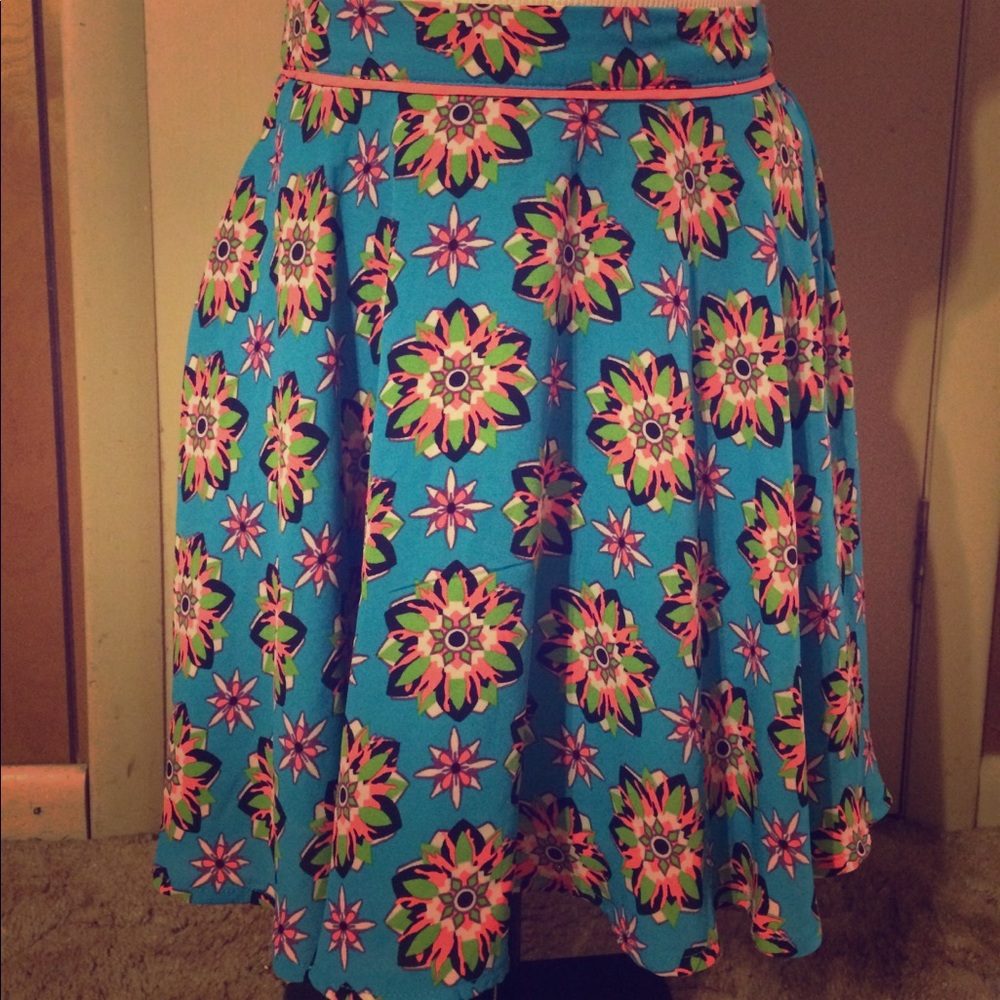 Flying Tomato Circle Blue Skirt